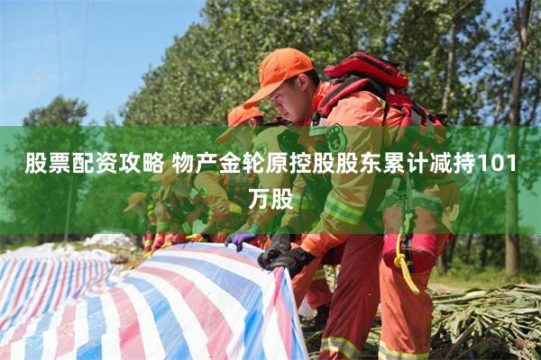 股票配资攻略 物产金轮原控股股东累计减持101万股