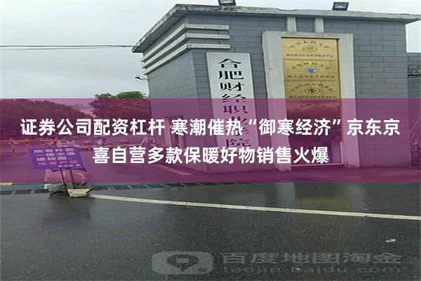 证券公司配资杠杆 寒潮催热“御寒经济”京东京喜自营多款保暖好物销售火爆